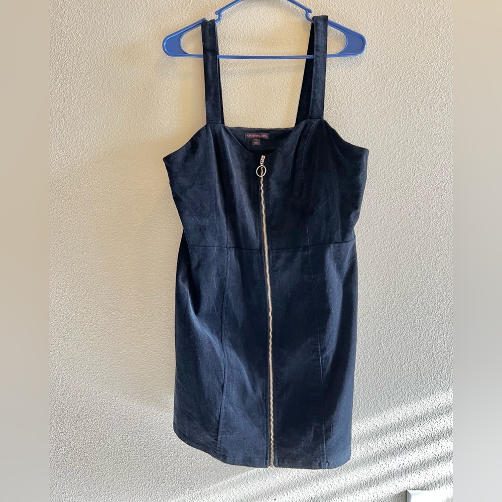 Corduroy mini dress